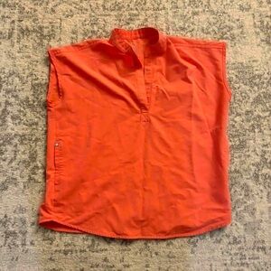Figs Rafaela Orange Top Size Small